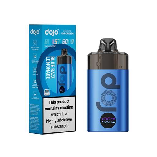 Vaporesso Dojo Blast 6000 Prefilled Pod Vape Kit Blue Razz Lemonade 20mg kit