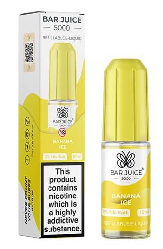 Bar Juice 5000 Nic Salt E-liquid Banana Ice 20mg