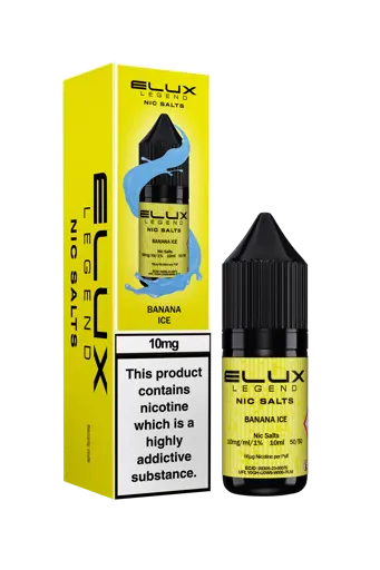 Elux Legend Nic Salt E-liquid Banana Ice 10mg