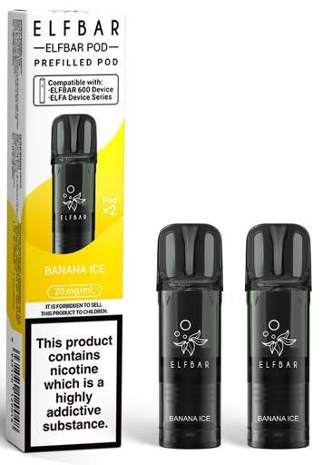 Elf Bar 600 Prefilled Pods Banana Ice