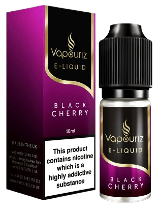 Vapouriz Premium E-liquids Black Cherry 0mg