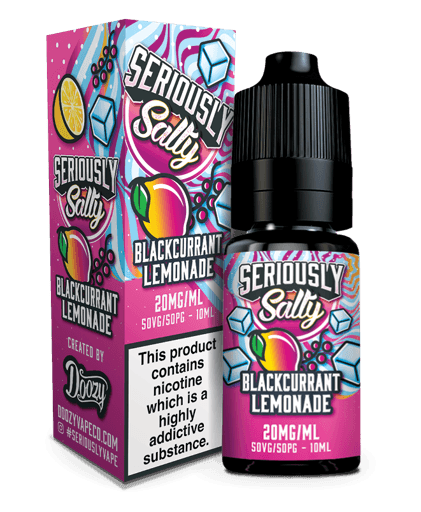 Seriously Salty Nic Salt E-Liquids Blackcurrant Lemonade 20mg