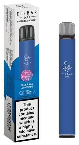 Elf Bar 600 Prefilled Pod Kit Blue Razz Lemonade