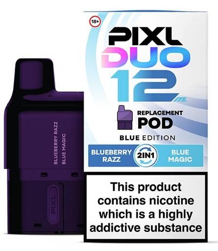 PIXL Duo 12 Prefilled Vape Pods Blue Edition