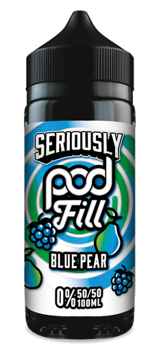 Seriously Pod Fill 100ml Shortfills Blue Pear 100ml