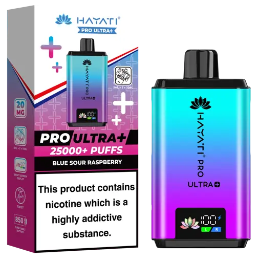 Hayati Pro Ultra Plus 25000 Prefilled Pod Kit Blue Sour Raspberry