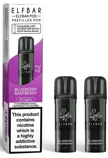 Elf Bar 600 Prefilled Pods Blueberry Raspberry