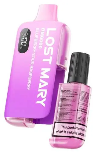 Lost Mary BM6000 Disposable Vape Blueberry sour raspberry