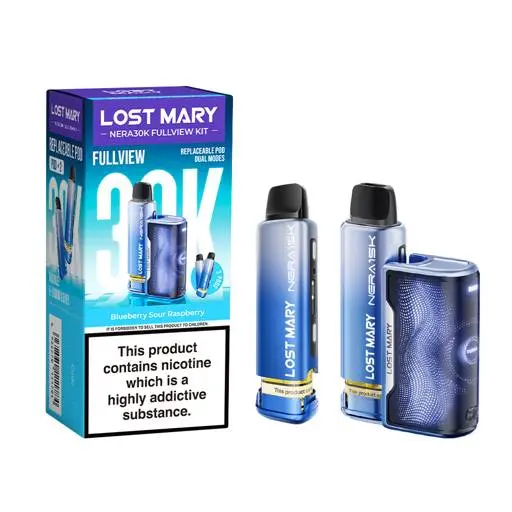 Lost Mary Nera 30K Fullview Prefilled Pod Kit Blueberry Sour Raspberry