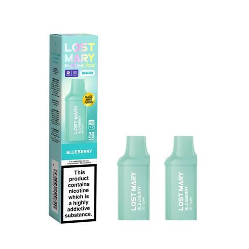 Lost Mary BM600 Prefilled Vape Pods Blueberry