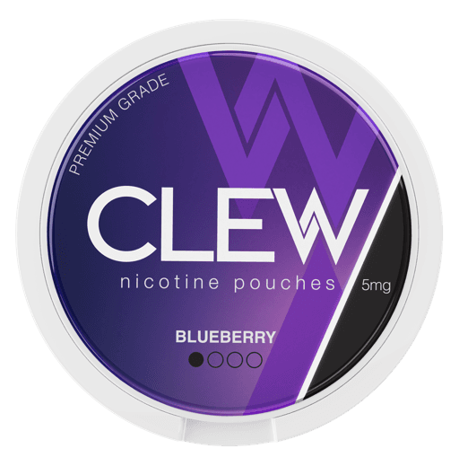 Clew Nicotine Pouches Blueberry 5mg
