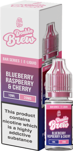 Ohm Brew Double Brew Bar Salts Blueberry Raspberry Cherry 5mg