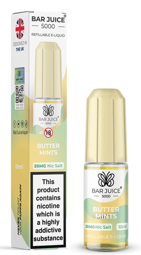 Bar Juice 5000 Nic Salt E-liquid Butter mints 20mg