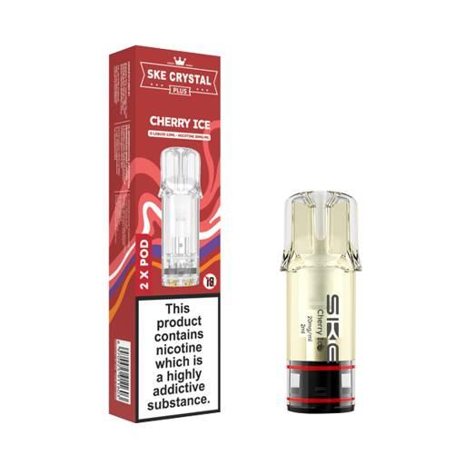 SKE Crystal Plus Prefilled Vape Pods Cherry Ice