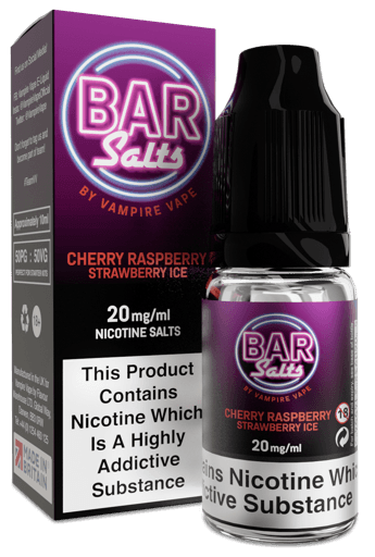 Vampire Vape Bar Salts Cherry Raspberry Strawberry Ice 20mg