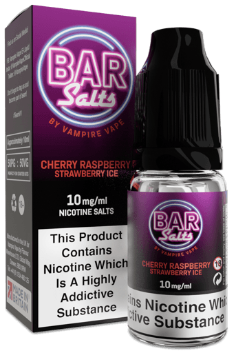 Vampire Vape Bar Salts Cherry Raspberry Strawberry Ice 10mg