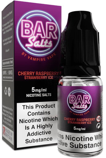 Vampire Vape Bar Salts Cherry Raspberry Strawberry Ice 5mg