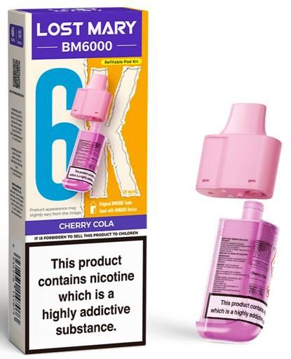 Lost Mary BM6000 Prefilled Pods Cherry Cola