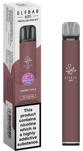 Elf Bar 600 Prefilled Pod Kit Cherry Cola