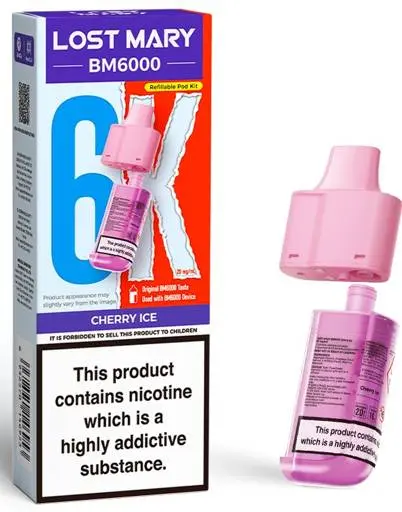 Lost Mary BM6000 Prefilled Pods Cherry Ice