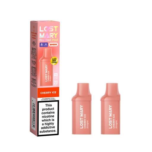 Lost Mary BM600 Prefilled Vape Pods Cherry Ice
