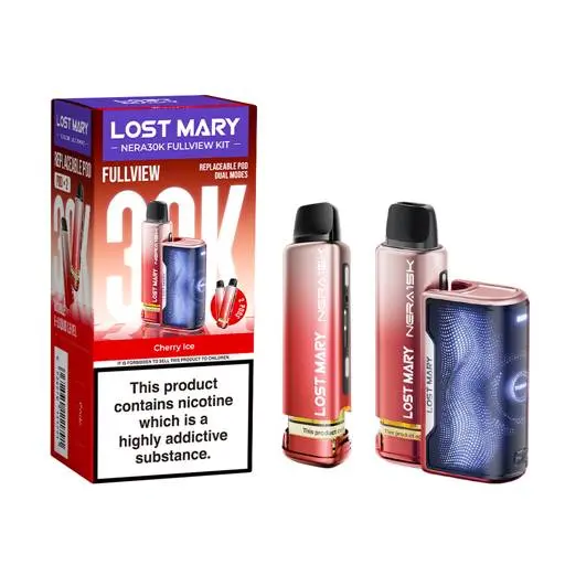 Lost Mary Nera 30K Fullview Prefilled Pod Kit Cherry Ice