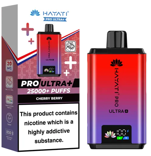 Hayati Pro Ultra Plus 25000 Prefilled Pod Kit Cherry Berry