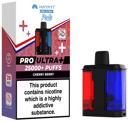 Hayati Pro Ultra Plus 25000 Prefilled Pods Cherry Berry
