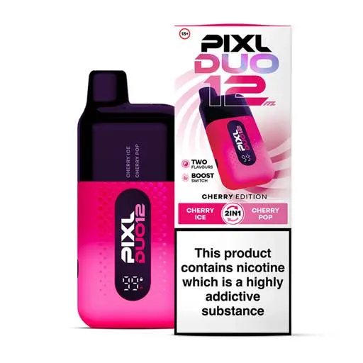 PIXL Duo 12 6K Prefilled Pod Vape Kit Cherry Edition