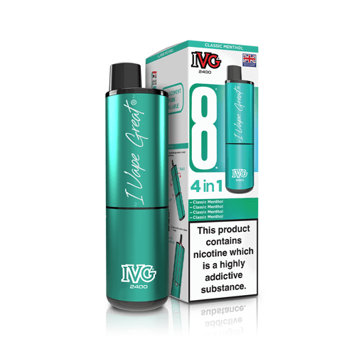 IVG 2400 Prefilled Pod Vape Kit Classic Menthol