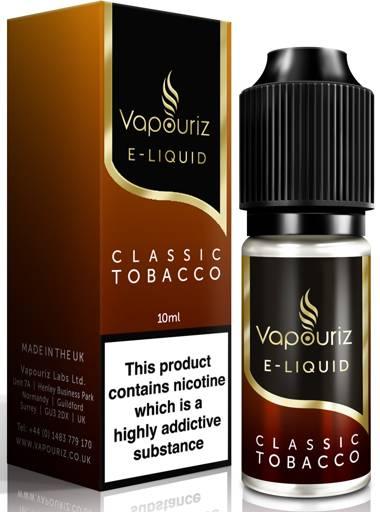 Vapouriz Premium E-liquids Classic Tobacco 6mg