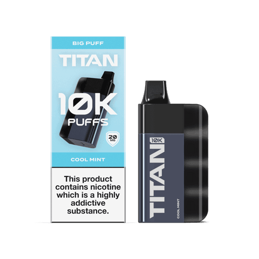 Titan 10k Rechargeable Disposable Vape Kit Cool Mint