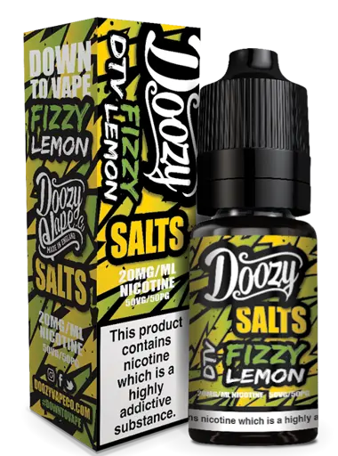 Doozy Salts Nicotine Salt E-Liquids Fizzy Lemon 10mg