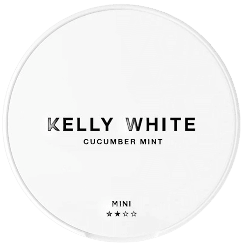 Kelly White Nicotine Pouches Cucumber Mint Mini (2 Dots)