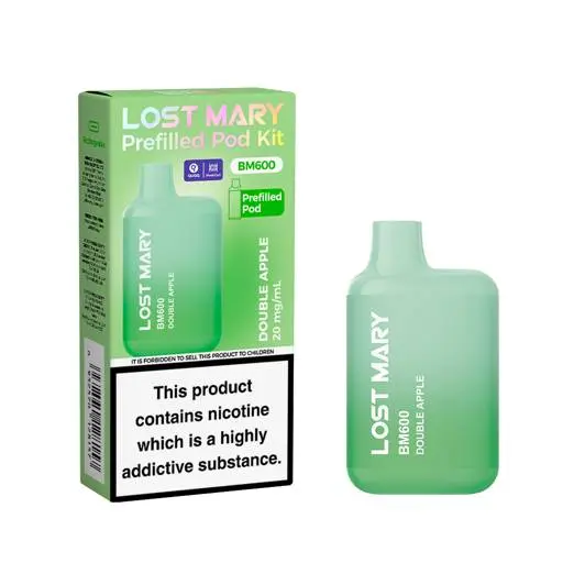 Lost Mary BM600 Prefilled Pod Vape Kit Double Apple