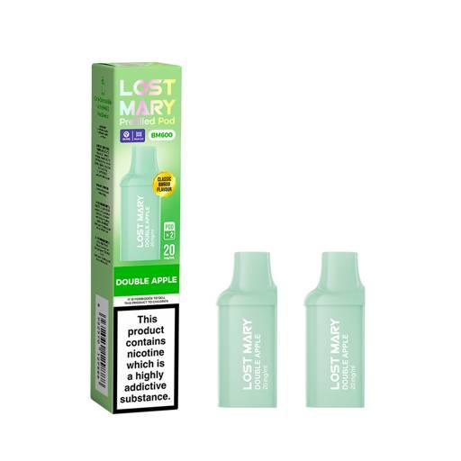 Lost Mary BM600 Prefilled Vape Pods Double Apple