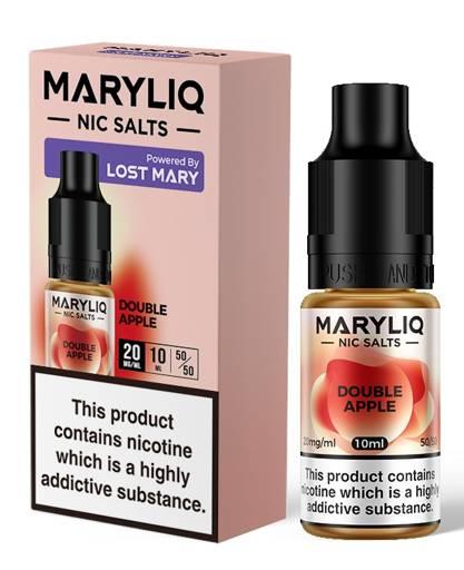 Maryliq Nic Salt E-Liquids By Lost Mary Double Apple 10mg