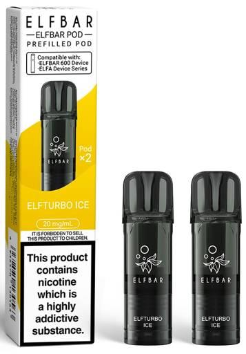 Elf Bar 600 Prefilled Pods Elfturbo Ice