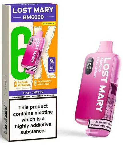 Lost Mary BM6000 Prefilled Pod Kit Fizzy Cherry