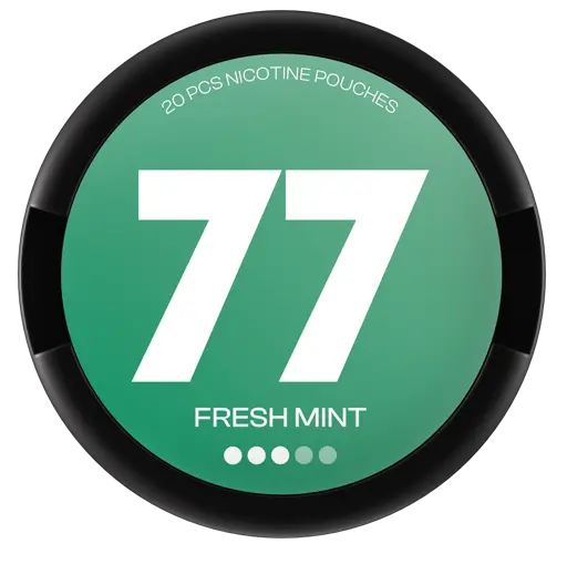 77 Nicotine Pouches Fresh Mint 10.4mg