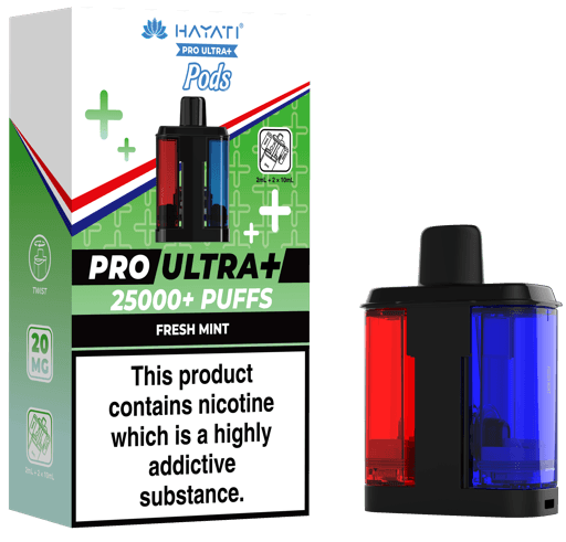 Hayati Pro Ultra Plus 25000 Prefilled Pods Fresh Mint