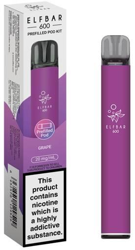 Elf Bar 600 Prefilled Pod Kit Grape
