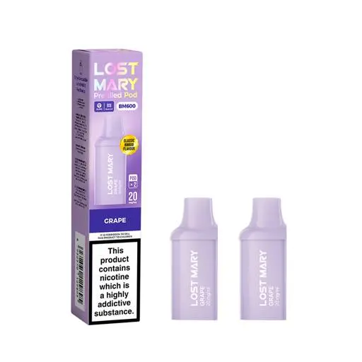 Lost Mary BM600 Prefilled Vape Pods Grape