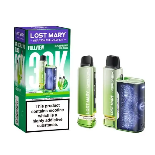 Lost Mary Nera 30K Fullview Prefilled Pod Kit Green Edition