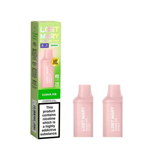 Lost Mary BM600 Prefilled Vape Pods Guava Ice
