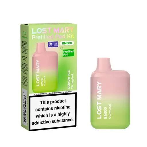 Lost Mary BM600 Prefilled Pod Vape Kit Guava Ice