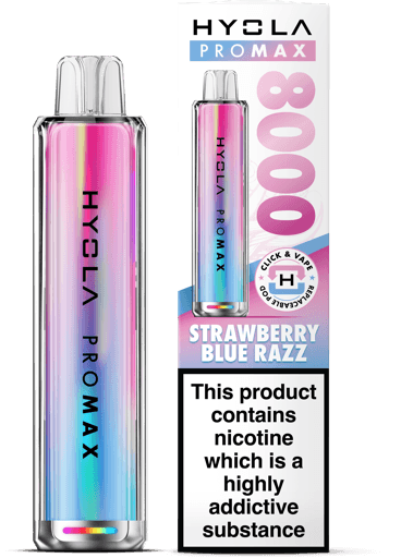 Hyola Pro Max 8000 Prefilled Pod Kit Strawberry Blue Razz