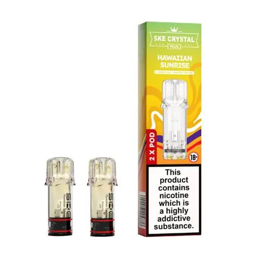 SKE Crystal Plus Prefilled Vape Pods Hawaiian Sunrise