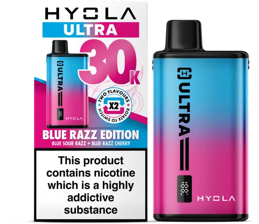 Hyola Ultra 30K Prefilled Vape Kit Blue Razz Edition