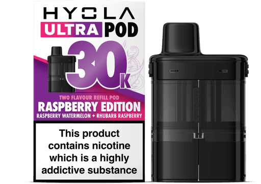 Hyola Ultra 30k Prefilled Pods Raspberry Edition
